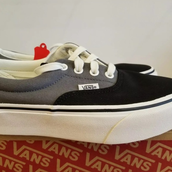 VANS  ERA PLATFORM 2 TONE BLACK/PEWTER SHOES WOMEN - Picture 11 of 16